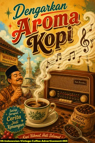 Indonesian Vintage Coffee Advertisement 065