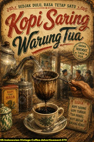 Indonesian Vintage Coffee Advertisement 070