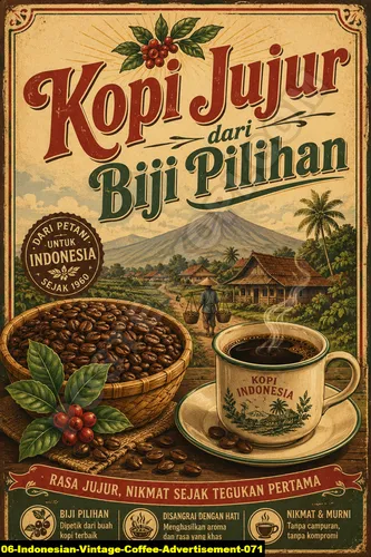 Indonesian Vintage Coffee Advertisement 071