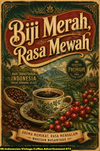 Indonesian Vintage Coffee Advertisement 072