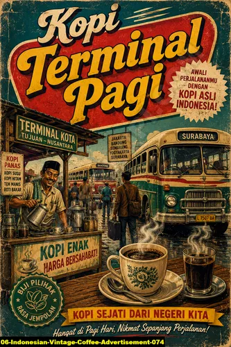 Indonesian Vintage Coffee Advertisement 074