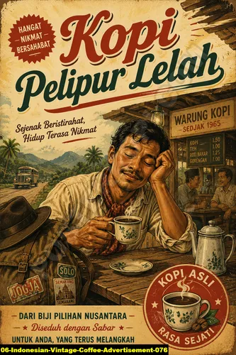 Indonesian Vintage Coffee Advertisement 076