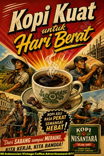 Indonesian Vintage Coffee Advertisement 077