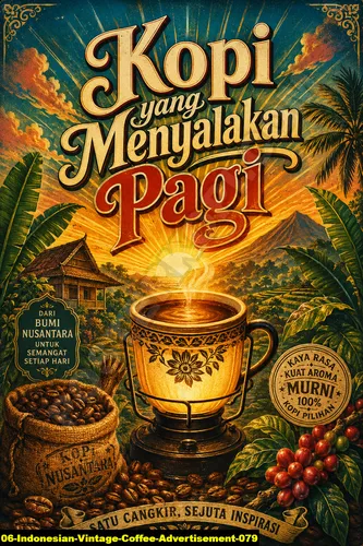 Indonesian Vintage Coffee Advertisement 079