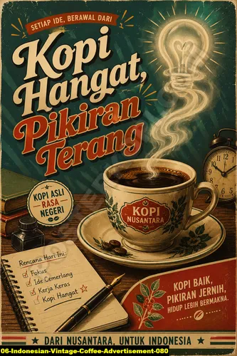 Indonesian Vintage Coffee Advertisement 080
