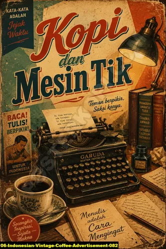 Indonesian Vintage Coffee Advertisement 082