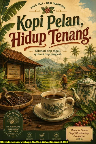Indonesian Vintage Coffee Advertisement 083