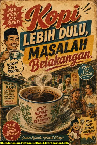Indonesian Vintage Coffee Advertisement 085