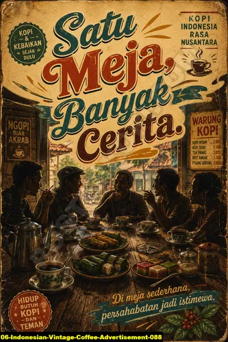 Indonesian Vintage Coffee Advertisement 088