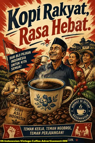 Indonesian Vintage Coffee Advertisement 089