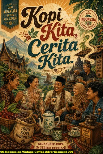 Indonesian Vintage Coffee Advertisement 090