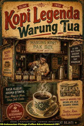 Indonesian Vintage Coffee Advertisement 091