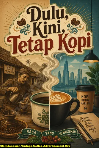 Indonesian Vintage Coffee Advertisement 092