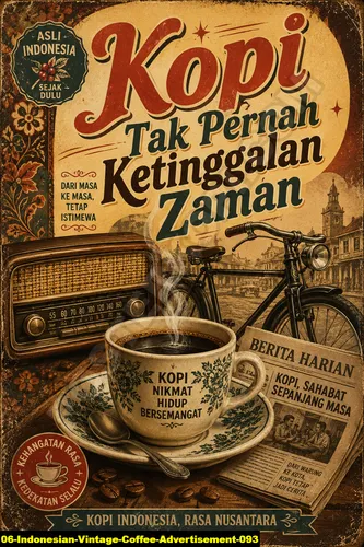 Indonesian Vintage Coffee Advertisement 093