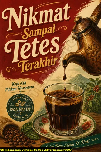 Indonesian Vintage Coffee Advertisement 097