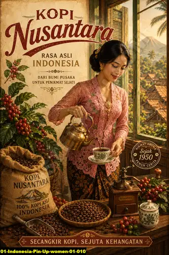 Indonesia Pin Up Women 01 010 - Pin Up Poster / Indonesia Pin Up Women 01
