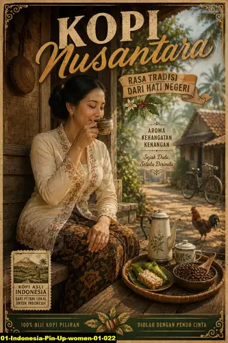 Indonesia Pin Up Women 01 022 - Pin Up Poster / Indonesia Pin Up Women 01