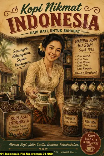 Indonesia Pin Up Women 01 060 - Pin Up Poster / Indonesia Pin Up Women 01