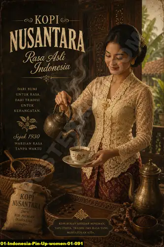 Indonesia Pin Up Women 01 091 - Pin Up Poster / Indonesia Pin Up Women 01
