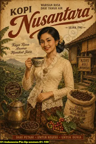 Indonesia Pin Up Women 01 100