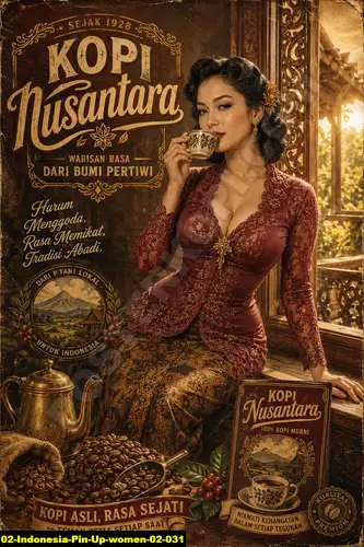 Indonesia Pin Up Women 02 031 - Pin Up Poster / Indonesia Pin Up Women 02