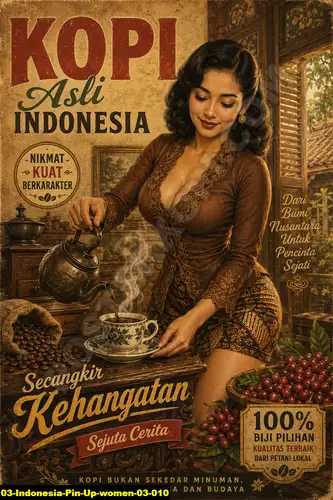 Indonesia Pin Up Women 03 010 - Pin Up Poster / Indonesia Pin Up Women 03