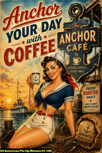 American Pin Up Women 01 100