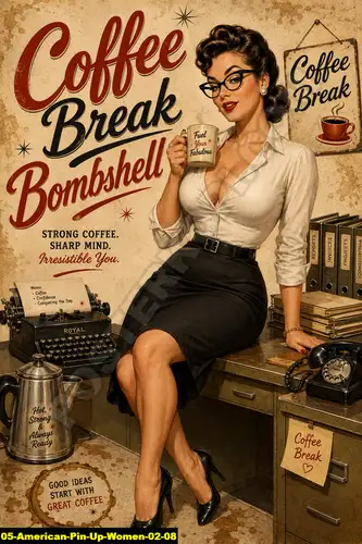 American Pin Up Women 02 08