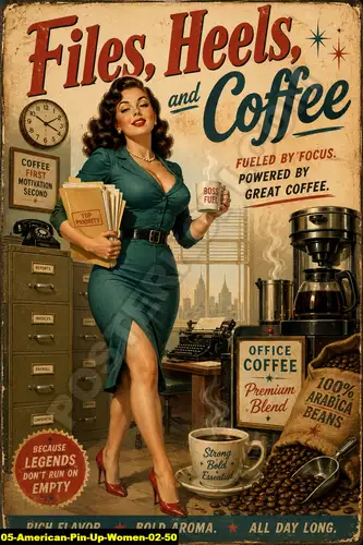 American Pin Up Women 02 50