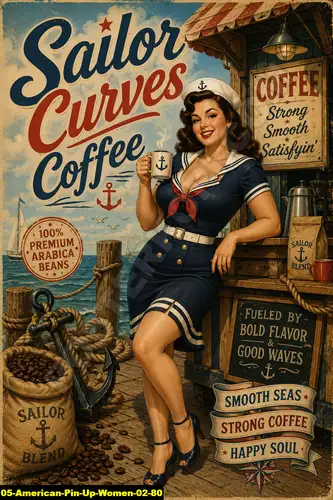 American Pin Up Women 02 80