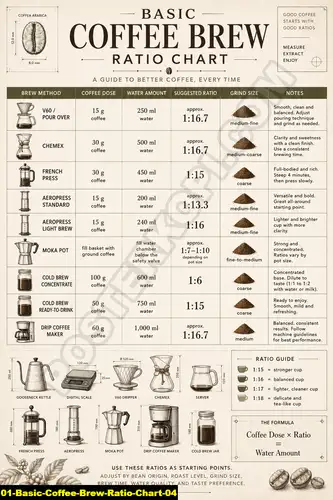 Basic Coffee Brew Ratio Chart 04