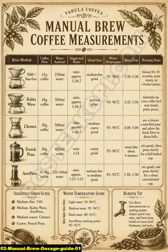 Manual Brew Dosage Guide 01