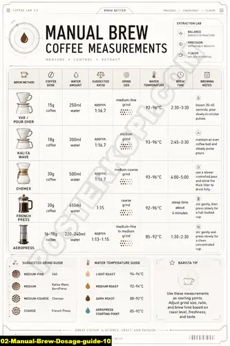 Manual Brew Dosage Guide 10