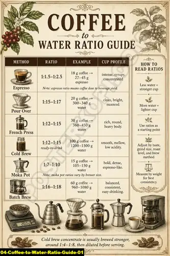Coffee To Water Ratio Guide 01