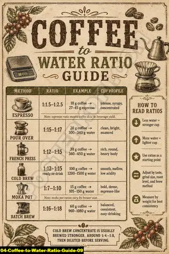 Coffee To Water Ratio Guide 09