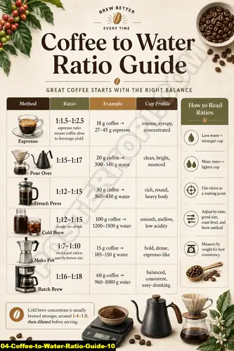 Coffee To Water Ratio Guide 10