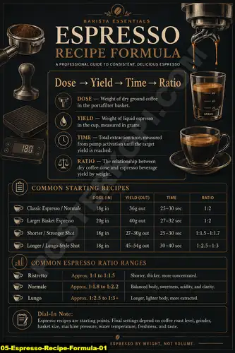Espresso Recipe Formula 01