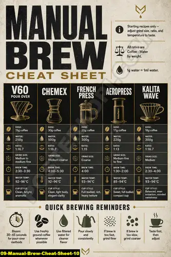 Manual Brew Cheat Sheet 10