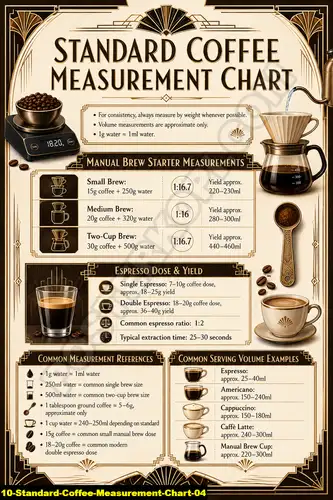 Standard Coffee Measurement Chart 04