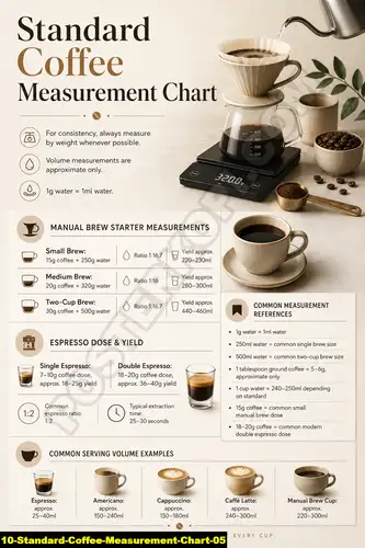 Standard Coffee Measurement Chart 05