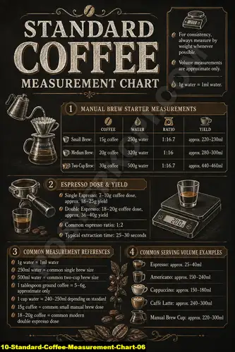Standard Coffee Measurement Chart 06