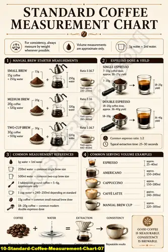 Standard Coffee Measurement Chart 07