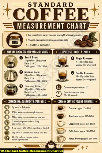 Standard Coffee Measurement Chart 08